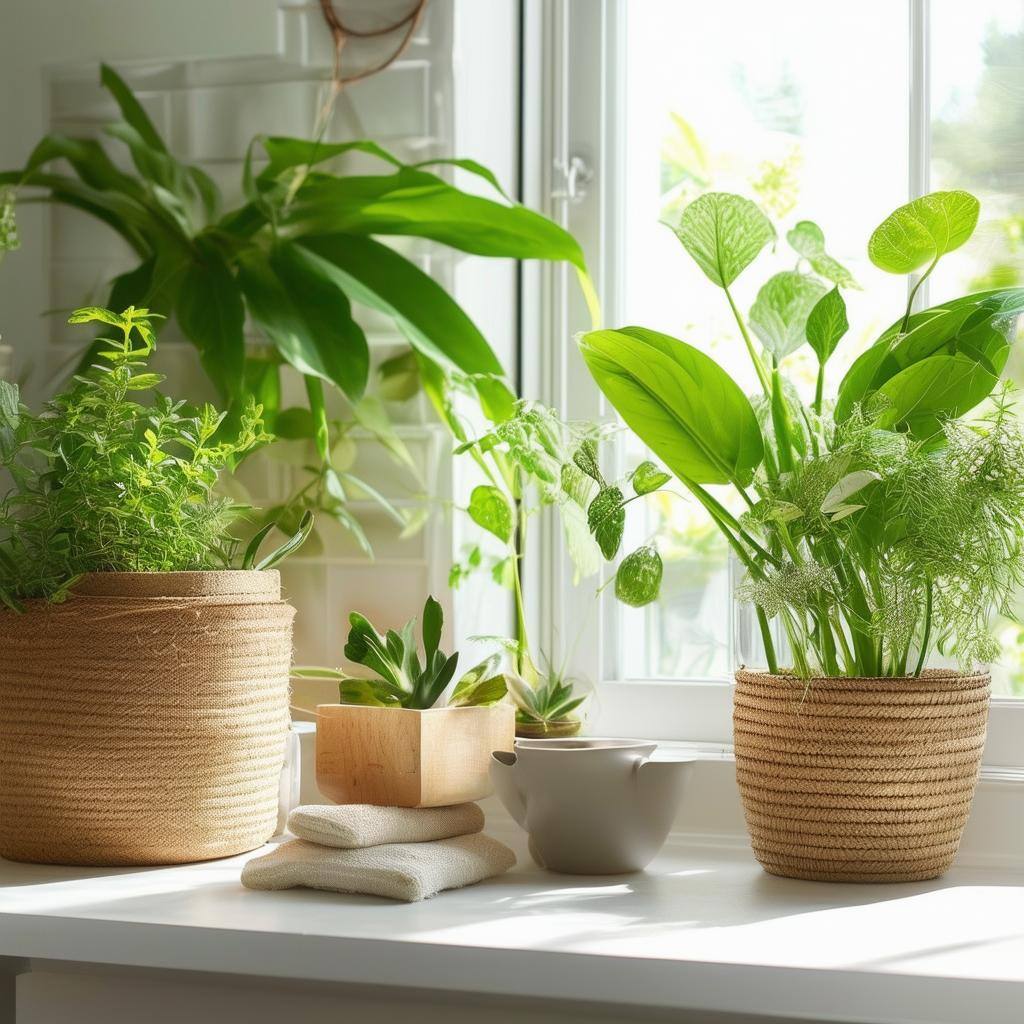 Incorporate elements like plants, sunlight, and natural materials to highlight your commitment to a healthy, ecofriendly lifestyle Incorporate elements like plants, sunlight, and natural materials to highlight your commitment to a healthy, ecofriendly lifestyle
