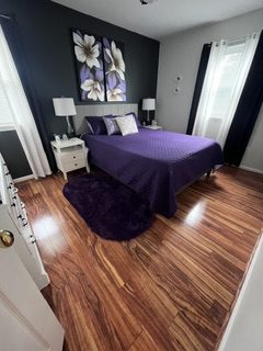 Fresh bedroom maintained through bi-weekly home cleaning in Bel Air MD