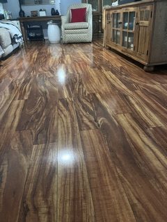 Detailed floor care in a Bel Air MD home by LuxeGlow EcoClean