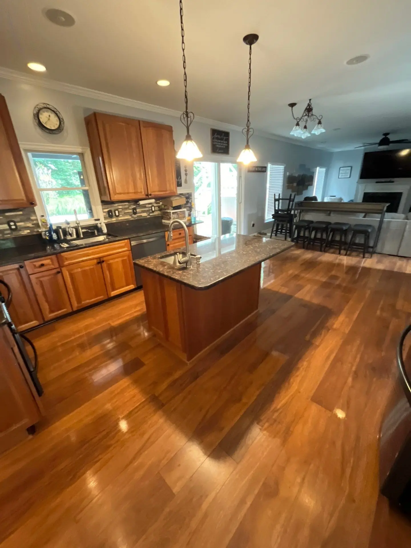 Show-ready kitchen cleaning for a Fallston MD home before listing photos and buyer showings