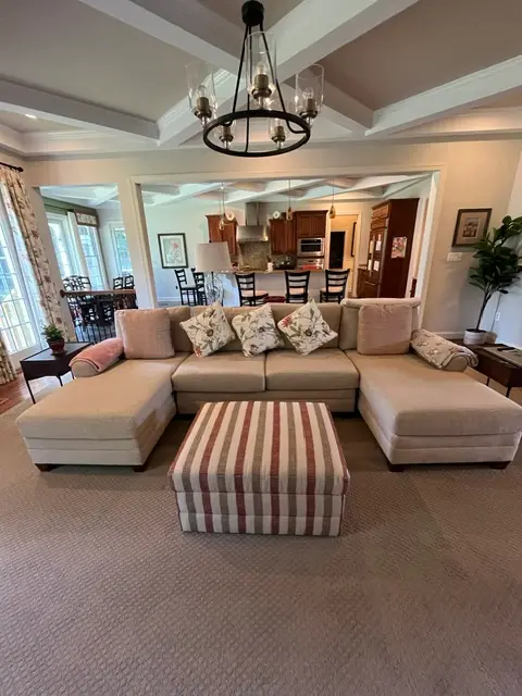 Show-ready living room cleaning for a Forest Hill MD home before listing photos and buyer showings