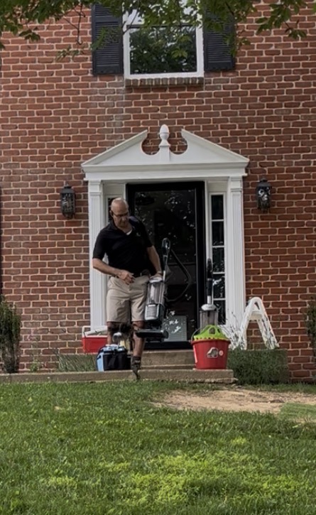 LuxeGlow EcoClean arriving for a professional house cleaning appointment in Bel Air, Maryland